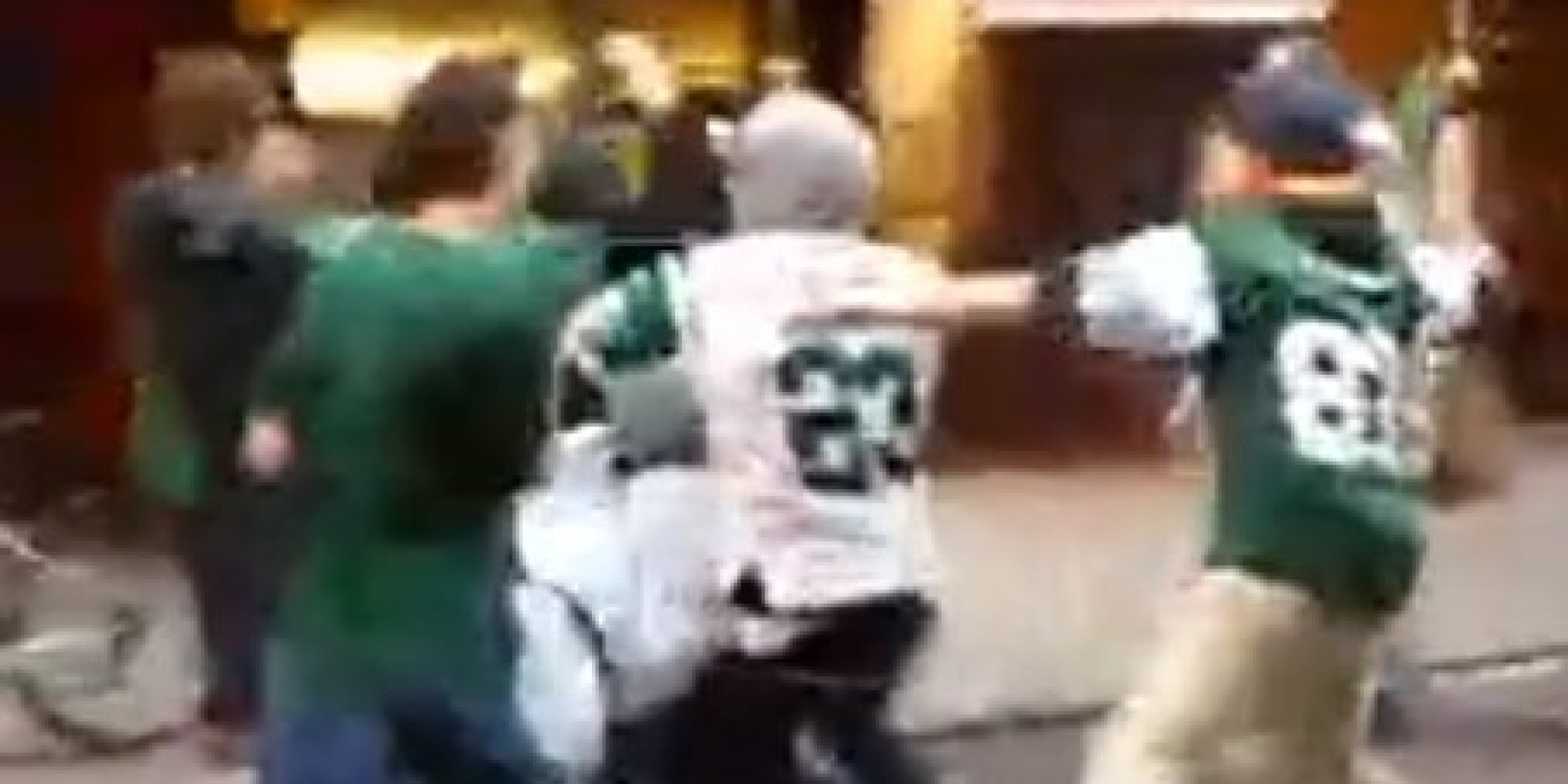 St. Patrick's Day Fight NYC 2015 Caught On Video