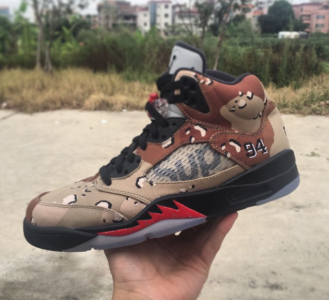 Supreme x Air Jordan 5 First Look